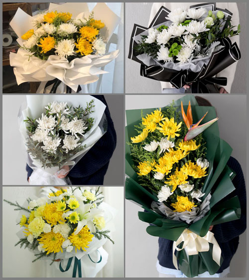 山东淄博沂源县土门镇白事花束代送